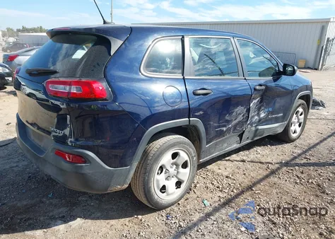 2014 Jeep Cherokee Sport from USA, damaged, VIN 1C4PJLAB5EW126825